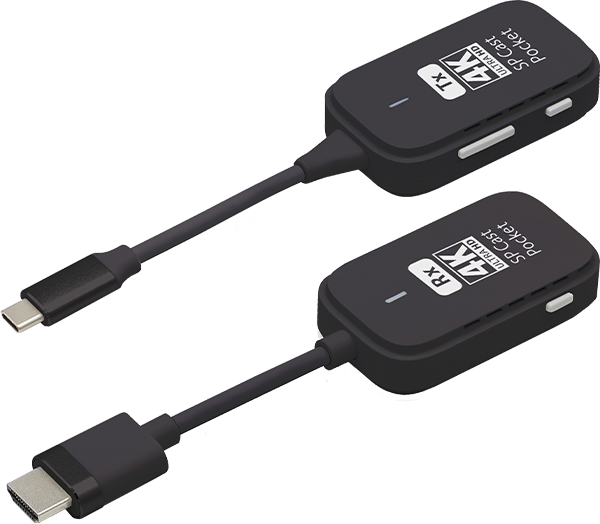 SP Cast Pocket 4K (ワイヤレスUSB-C to HDMI)製品画像