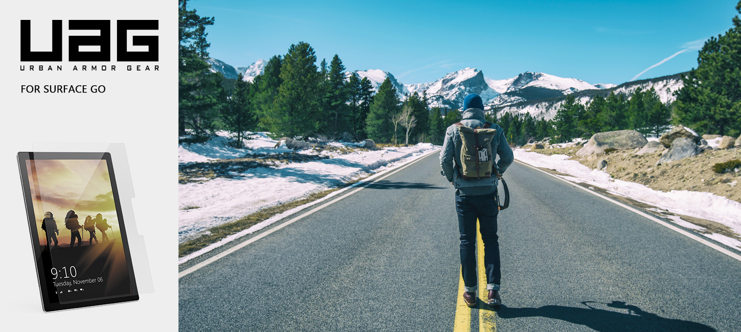 UAG Surface Go用スクリーンシールドの製品紹介画像